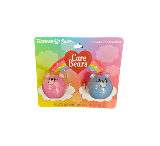 2 Piece Lip Balm Set Care Bears Strawberry Blueberry