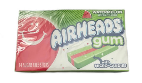 Airheads Sugarfree Chewing Gum - WATERMELON
