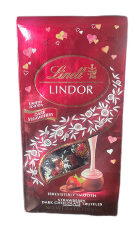 Lindt Lindor Dark Chocolate Truffles - STRAWBERRY