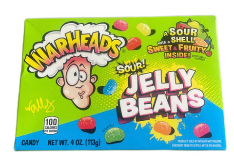 Warheads - SOUR JELLY BEANS - Movie Snack Box