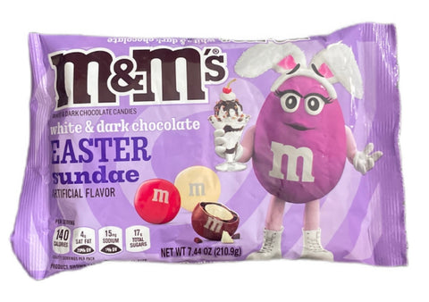 M&M’s - WHITE & DARK CHOCOLATE EASTER SUNDAE