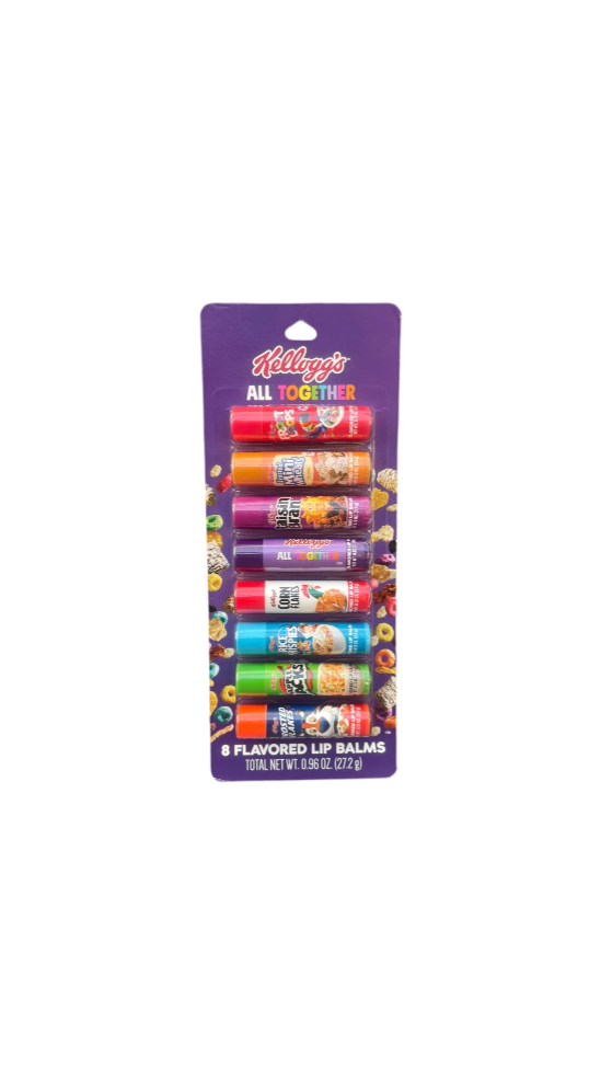 8 Piece Flavored Lip Balm Set Kellogg's All Together