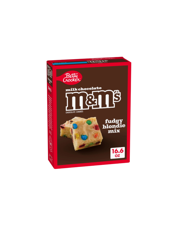 Betty Crocker Milk Chocolate M&M’s Fudgy Blondie Mix