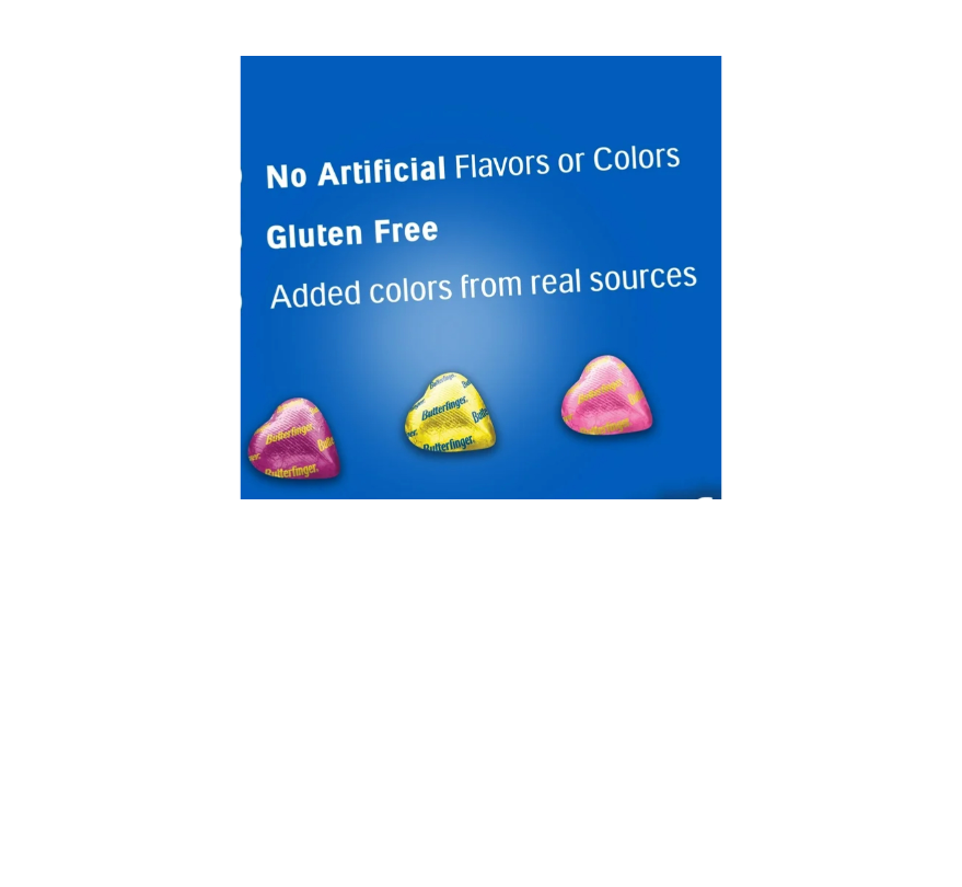 Butterfinger Hearts No Artificial Flavors Or Colors Gluten Free