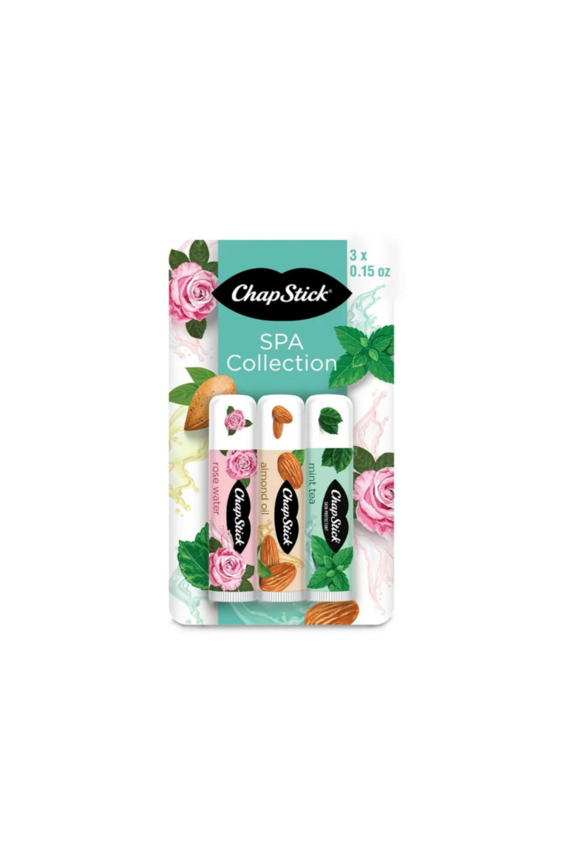 Chapstick 3 Piece Lip Balm Set Spa Collection