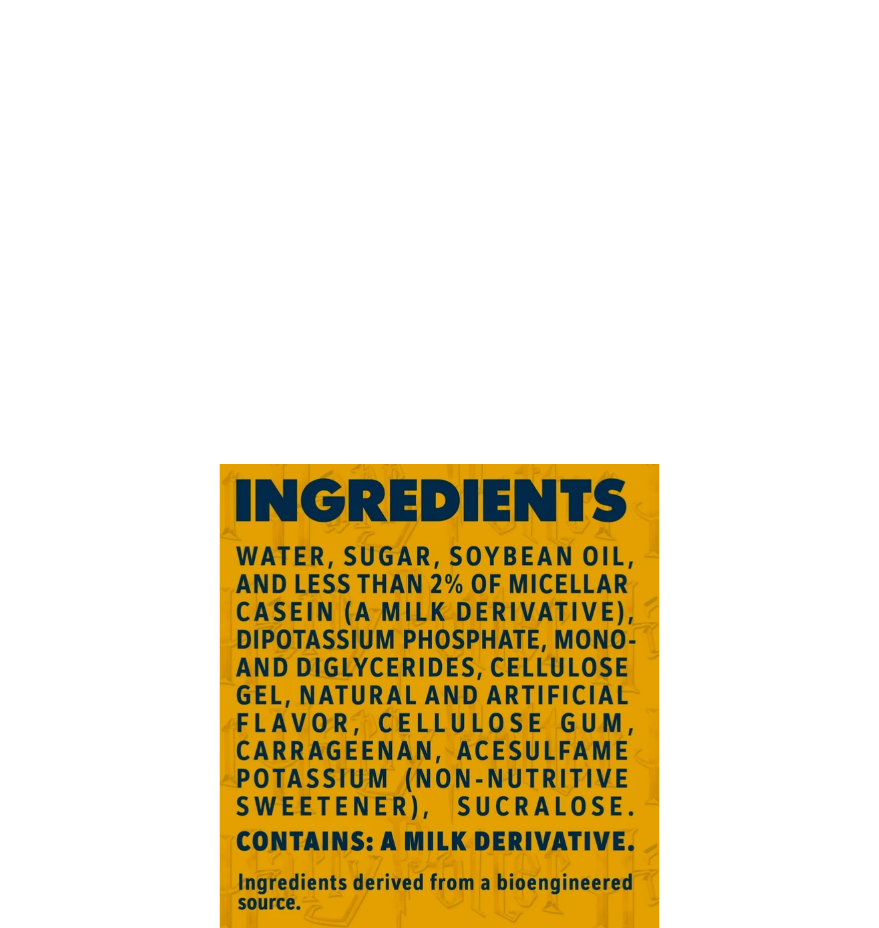 CoffeeMate Liquid Coffee Creamer Harry Potter Butterbeer Ingredients