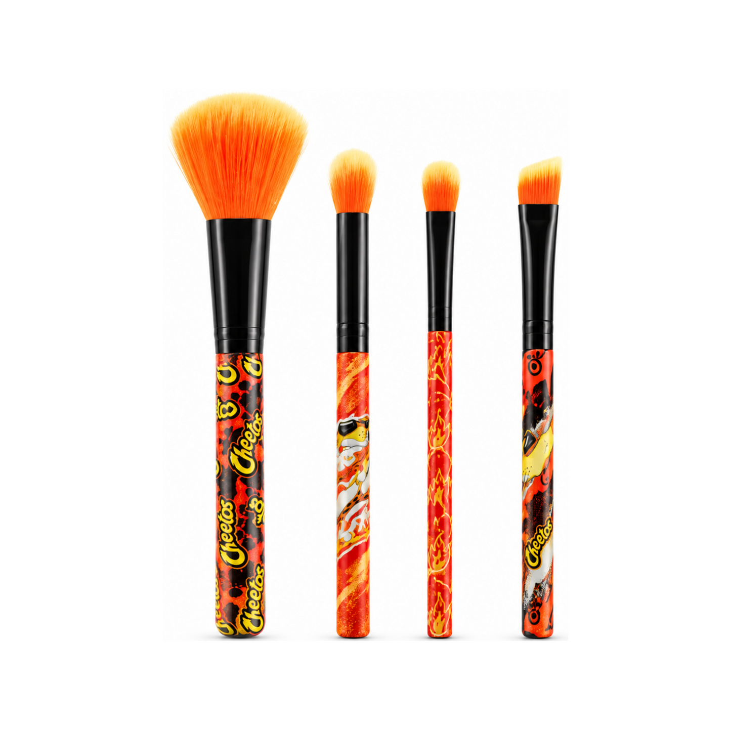 Cosmetic Brush Set Cheetos Flamin Hot