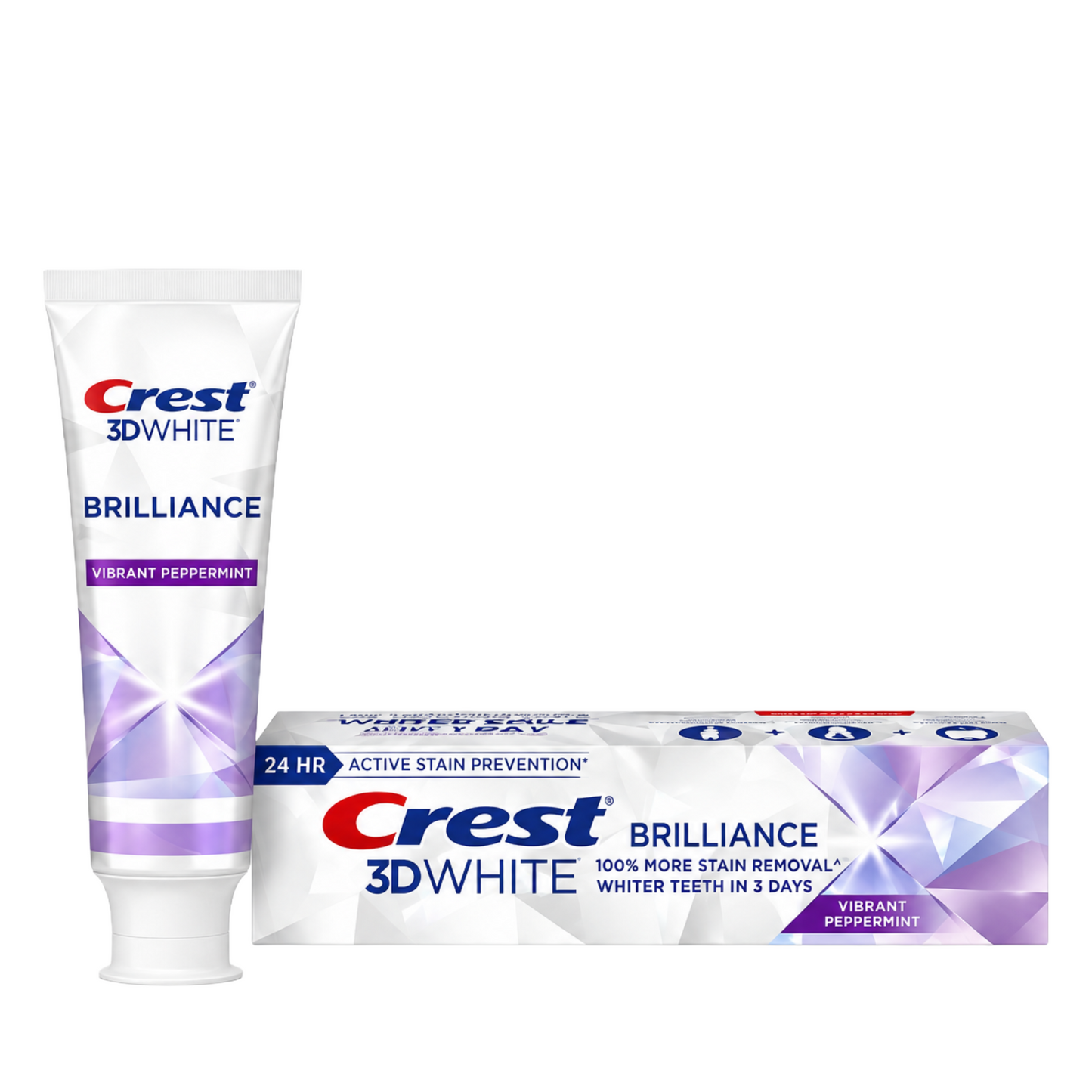 Crest 3D White Toothpaste Brilliance Vibrant Peppermint