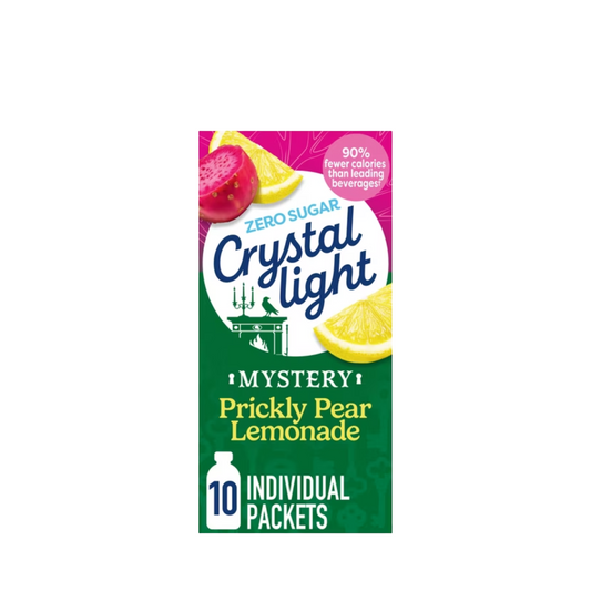 Crystal Light Drink Mix Sachets *Mystery* Book Club Series Prickly Pear Lemonade
