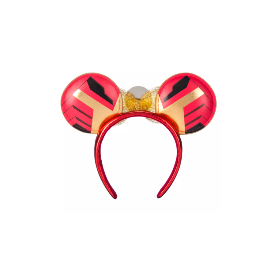 Disney Parks Official Headband Ears Marvel Iron Man Rear View