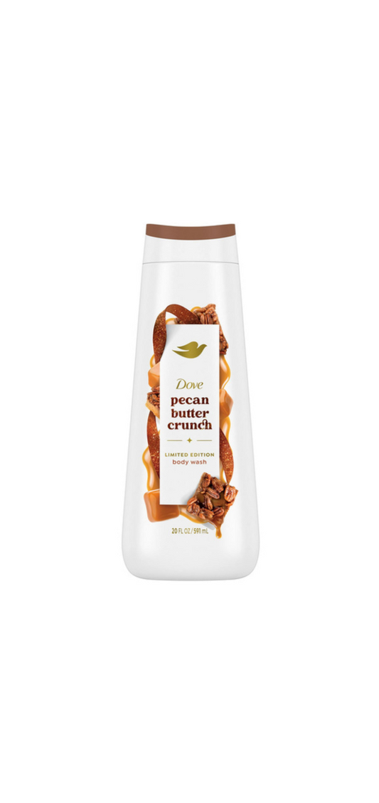 Dove Nourishing Body Wash Pecan Butter Crunch Bottle Front View