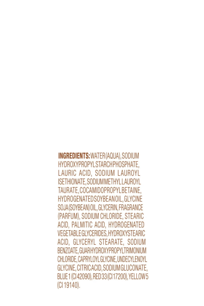 Dove Nourishing Body Wash Pecan Butter Crunch Ingredients