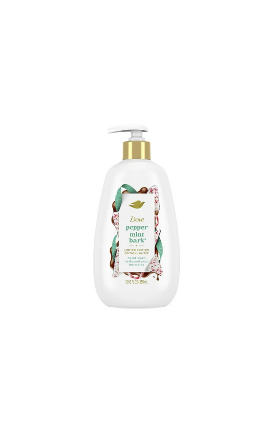 Dove Nourishing Liquid Hand Wash Peppermint Bark Bottle Front View