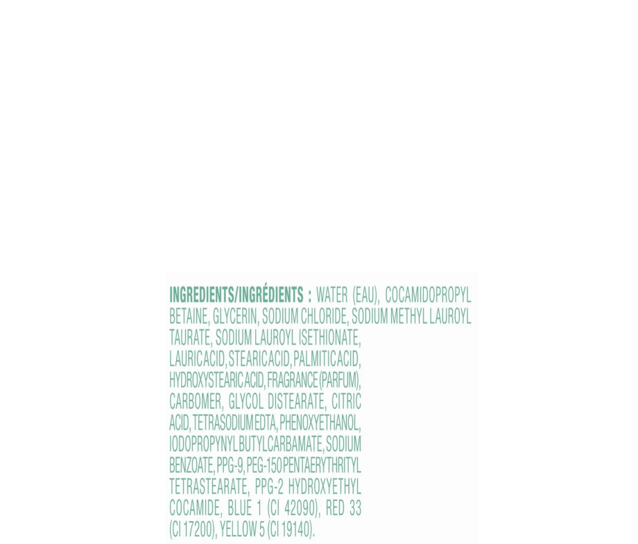 Dove Nourishing Liquid Hand Wash Peppermint Bark Ingredients