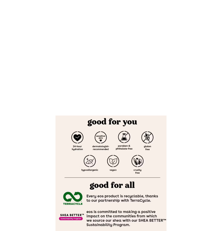 EOS 24 Hour Moisture Body Lotion Pomegranate Raspberry Good For You