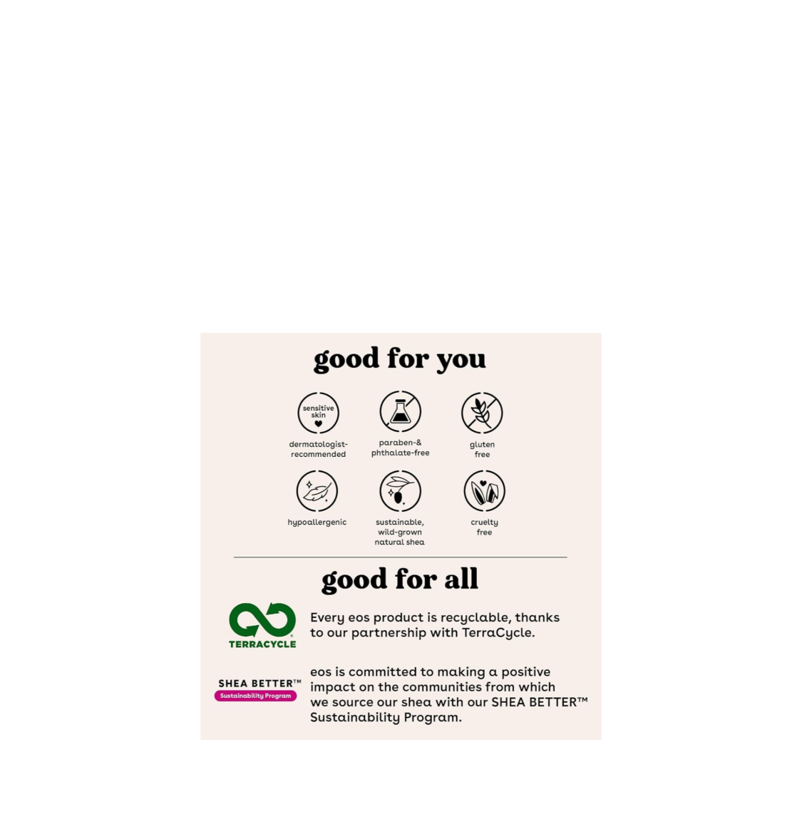 EOS 4 Piece Lip Balm Set Holiday Collection Good For You Good For All