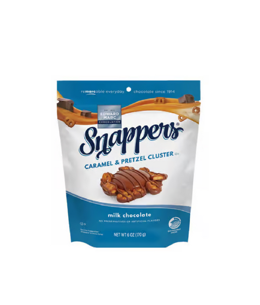 Edward Marc Chocolatier Snappers Caramel & Pretzel Cluster