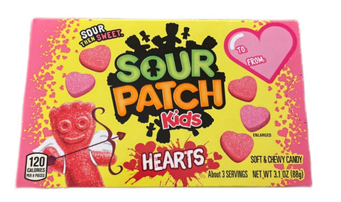 Sour Patch Kids - HEARTS - Movie Snack Box