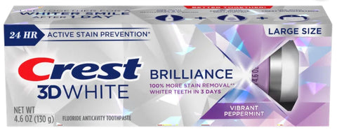 Crest 3D White Brilliance Toothpaste VIBRANT PEPPERMINT