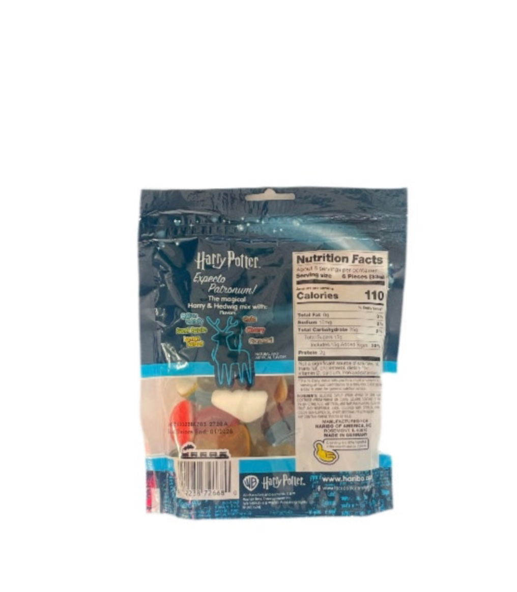 Haribo Harry Potter Packet Rear View