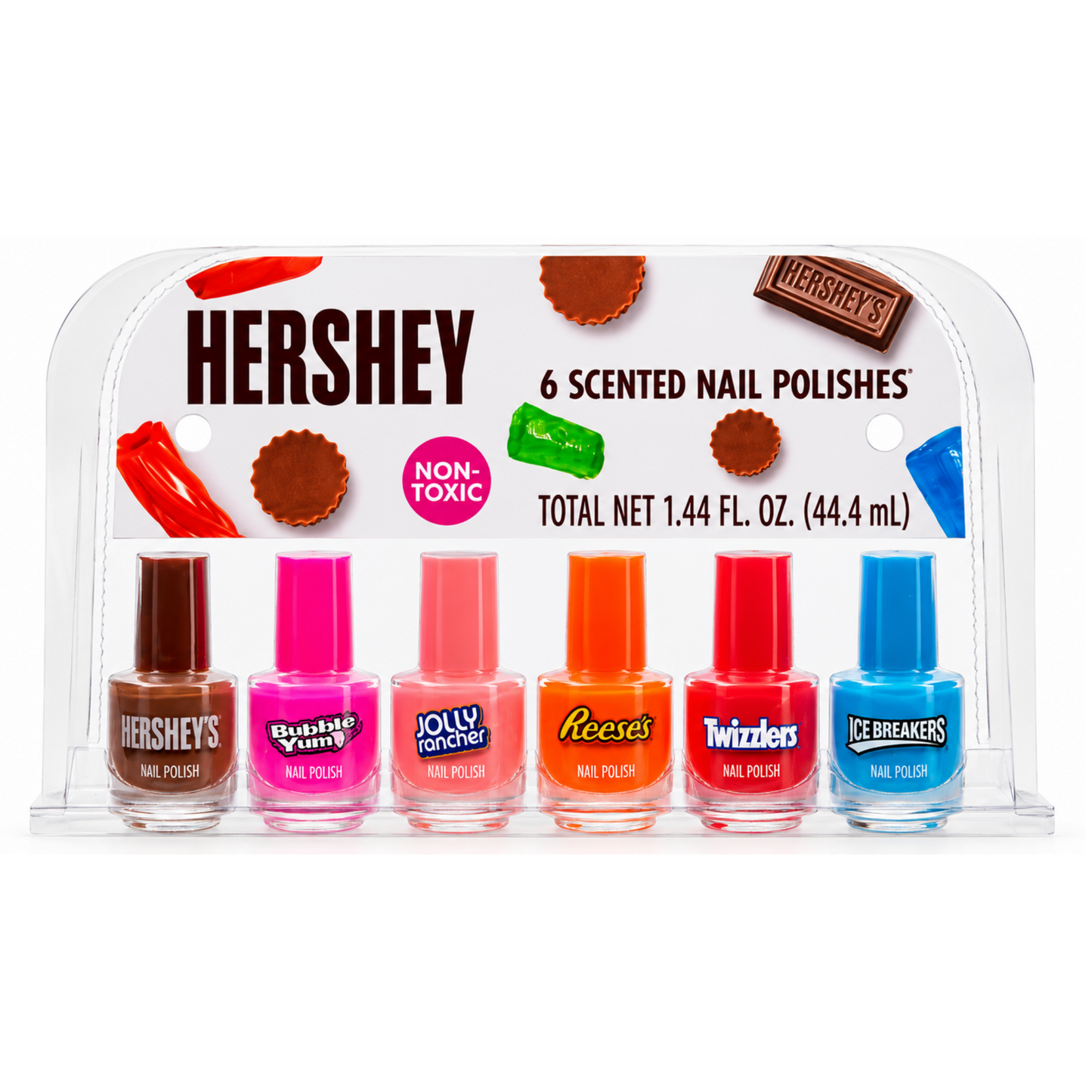 Hershey Brands 6 Scented Nail Polish Set