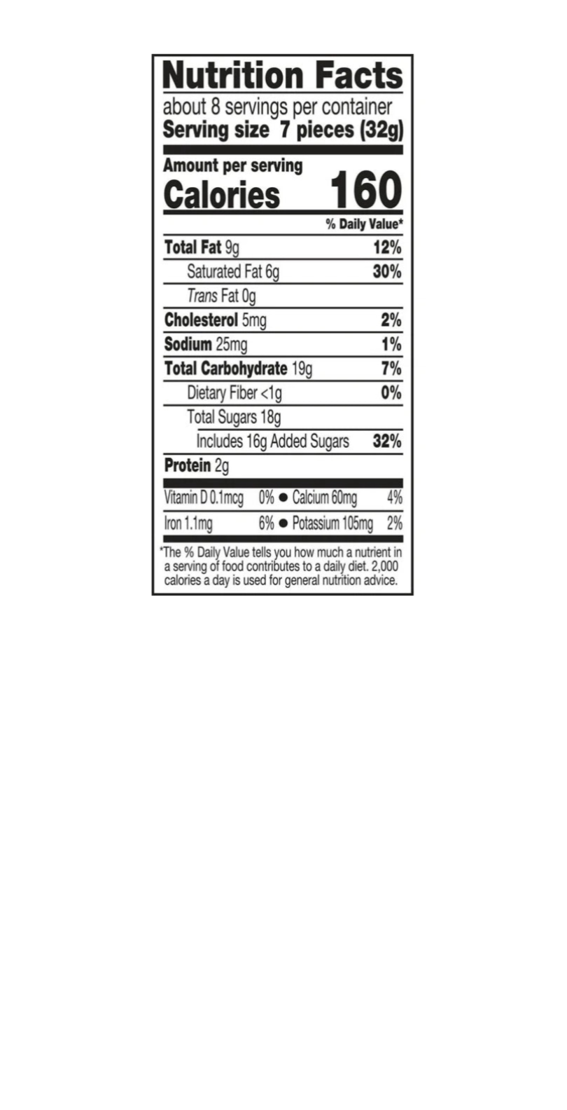 Hershey's Kisses How The Grinch Stole Christmas Milk Chocolate Nutritional Information
