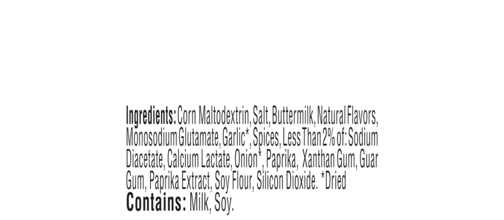 Hidden Valley Ranch Seasoning And Salad Dressing Mix Spicy Ingredients