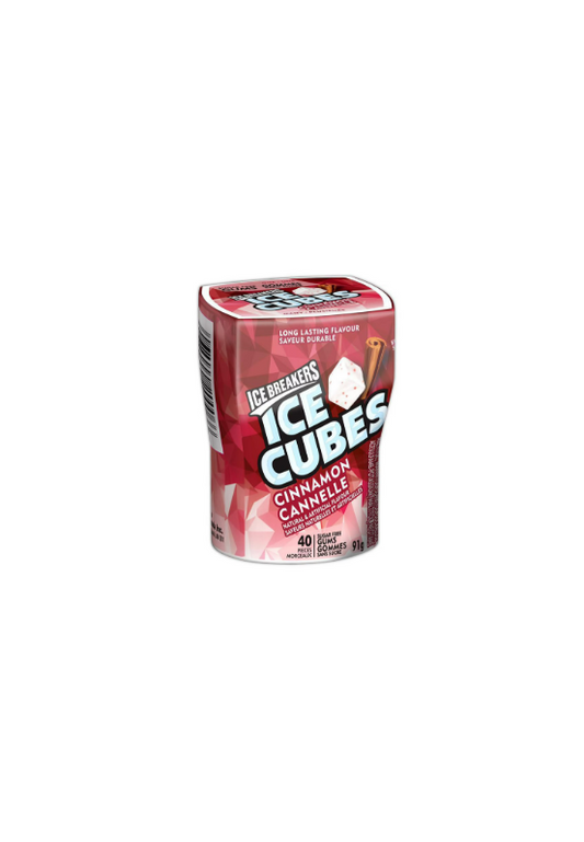 Ice Breakers ice Cubes Sugar Free Gum Cinnamon Canadian Import