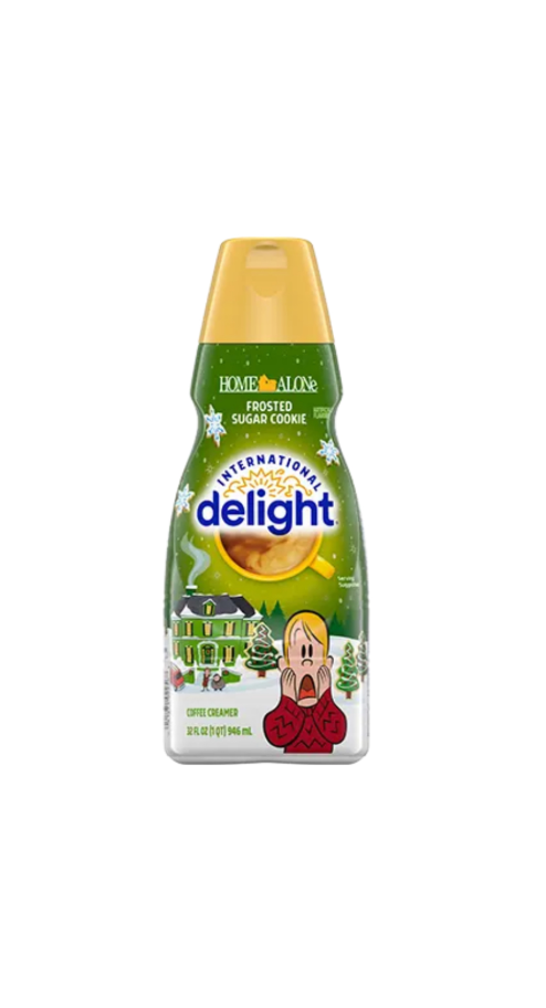 International Delight Liquid Coffee Creamer Frosted Sugar Cookie Flavour Home Alone Edition