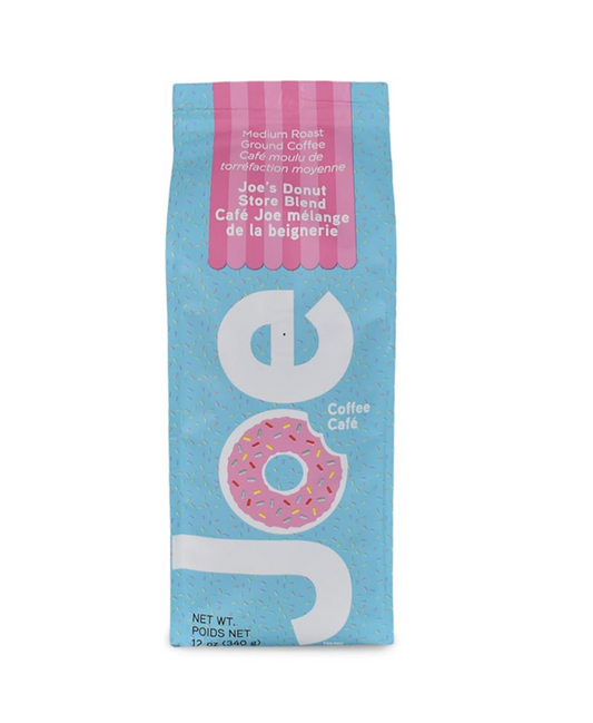 Joe Knows Coffee Ground Coffee Joe's Donut Store Blend Front Of Bag