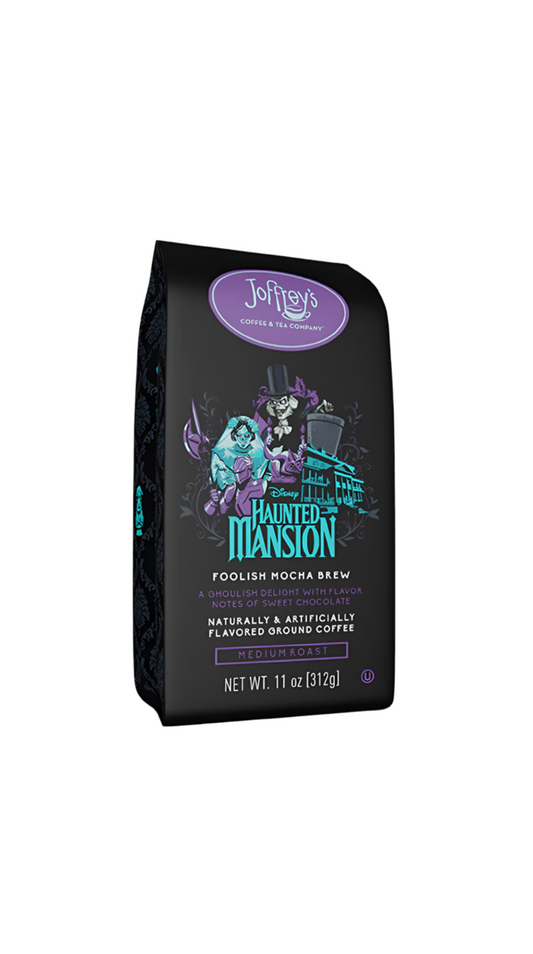 Joffrey’s Ground Coffee Haunted Mansion Foolish Mocha Brew Front View