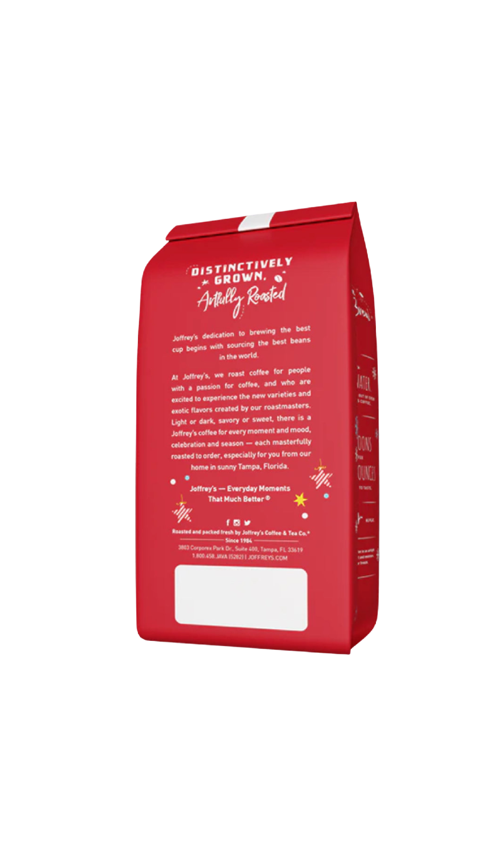 Joffrey's Ground Coffee Mickey & Minnie Winter Wonderland Rear View