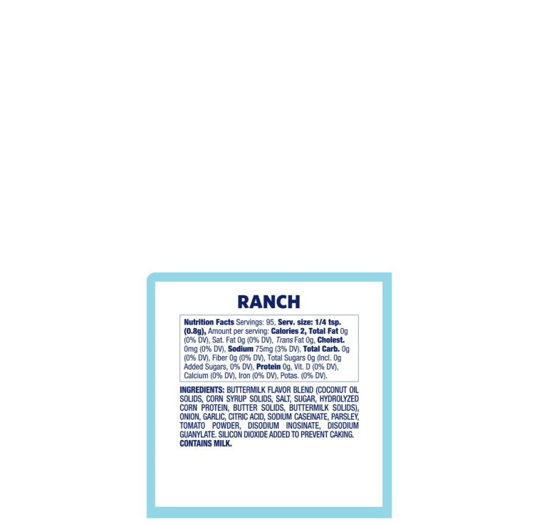 Kernel Season’s Popcorn Seasoning Ranch Nutritional Information And Ingredients