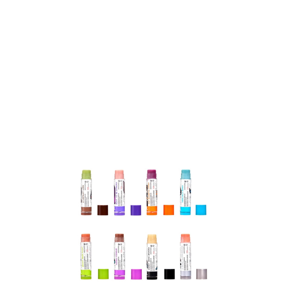 Lip Smacker 8 Piece Lip Balm Set Marvel Guardians Of The Galaxy Open Individual Sticks