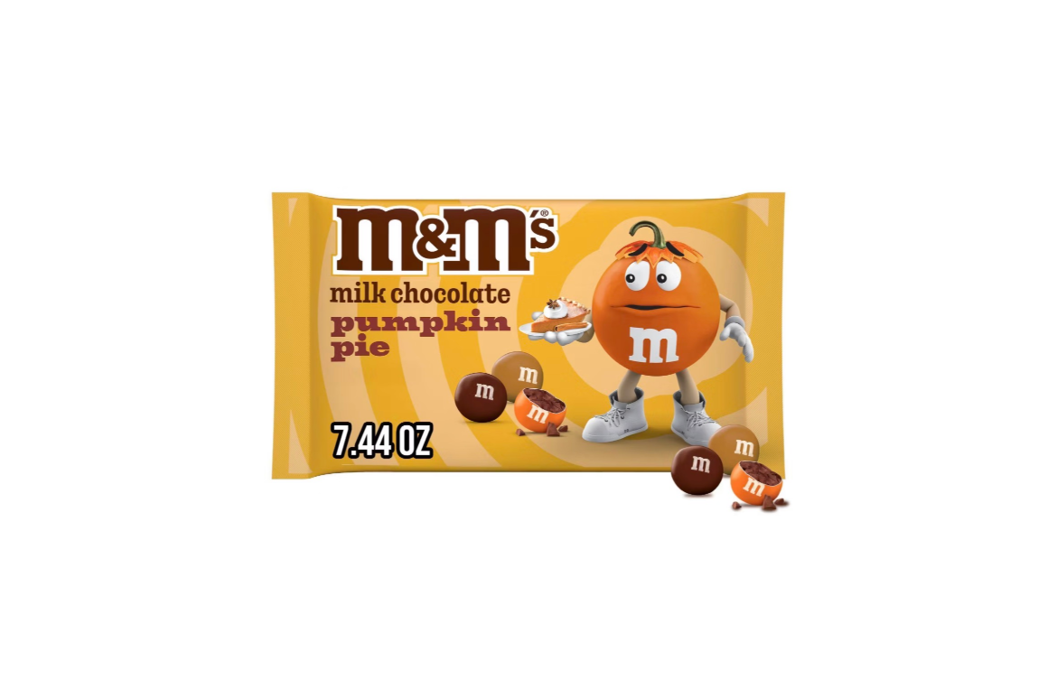 M&M’s Milk Chocolate Pumpkin Pie