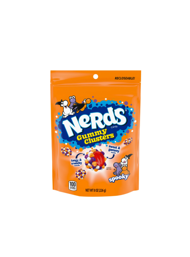 Nerds Gummy Clusters Spooky Bag Front View