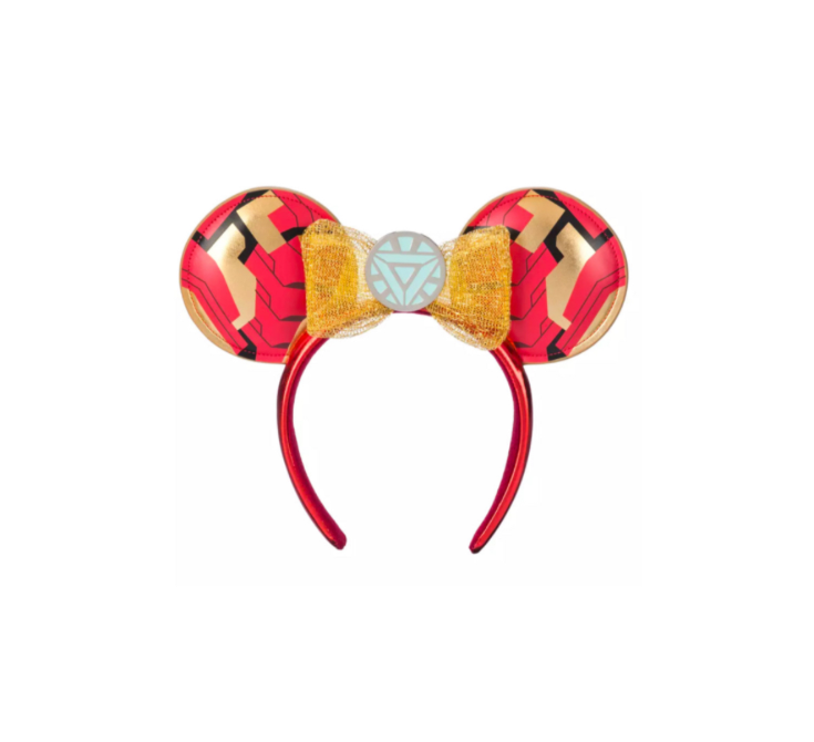 Official Headband Ears Marvel Iron Man Front View