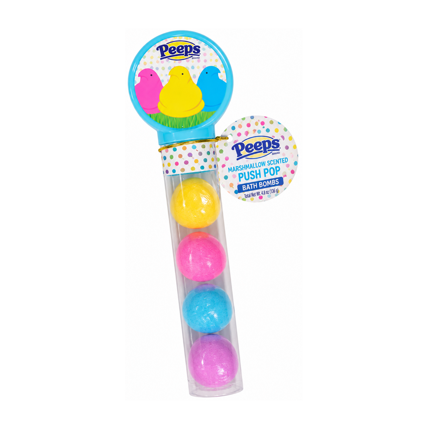 Peeps 4 Pack Bath Bombs Marshmallow Scented