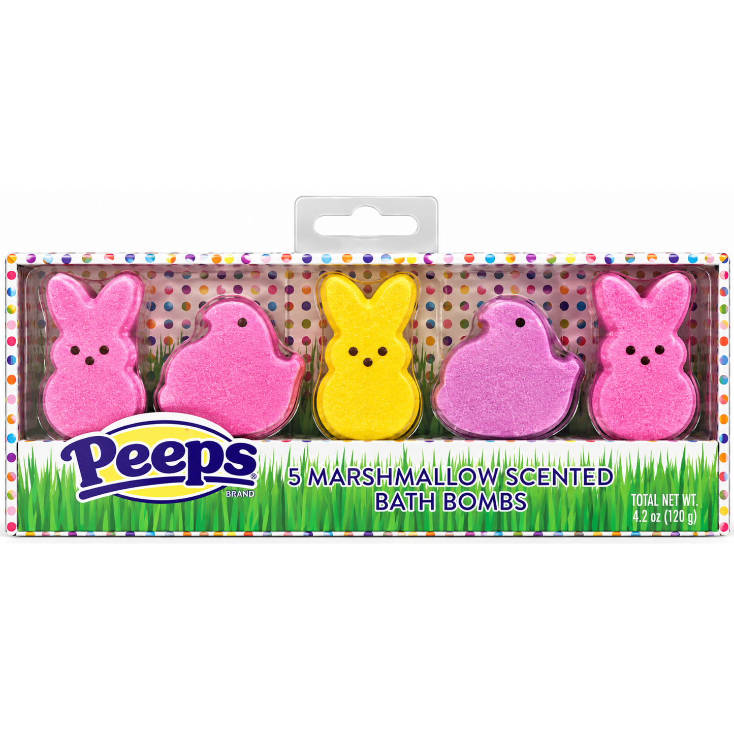 Peeps 5 Pack Bath Bombs Marshmallow Scented