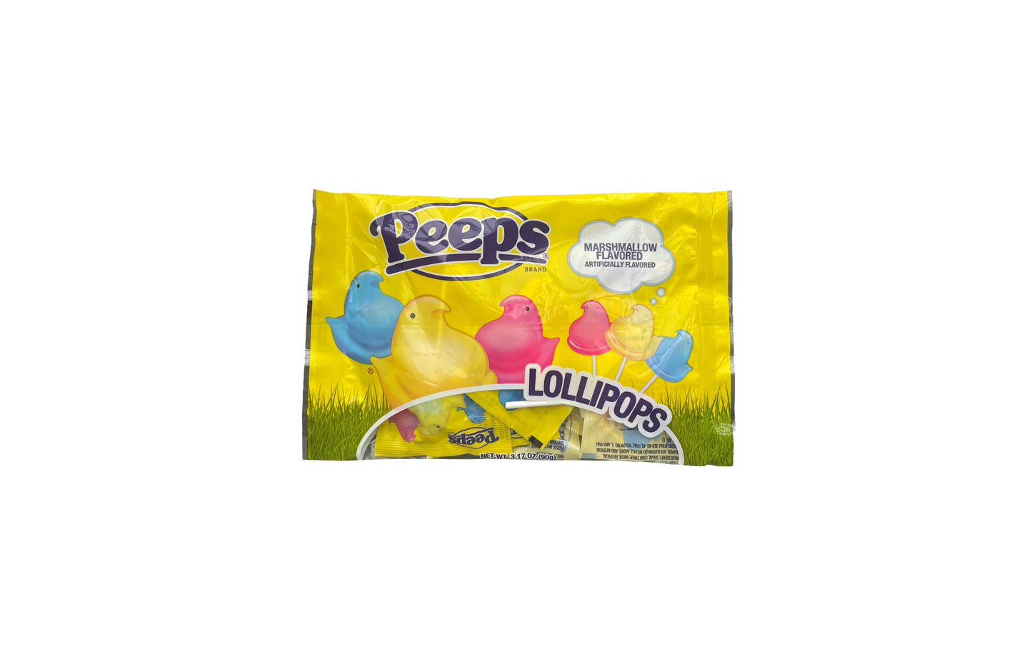 Peeps Lollipops Marshmallow Flavour