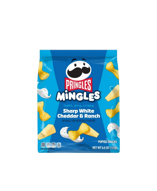 Pringles Mingles Sharp White Cheddar And Ranch Packet Front View