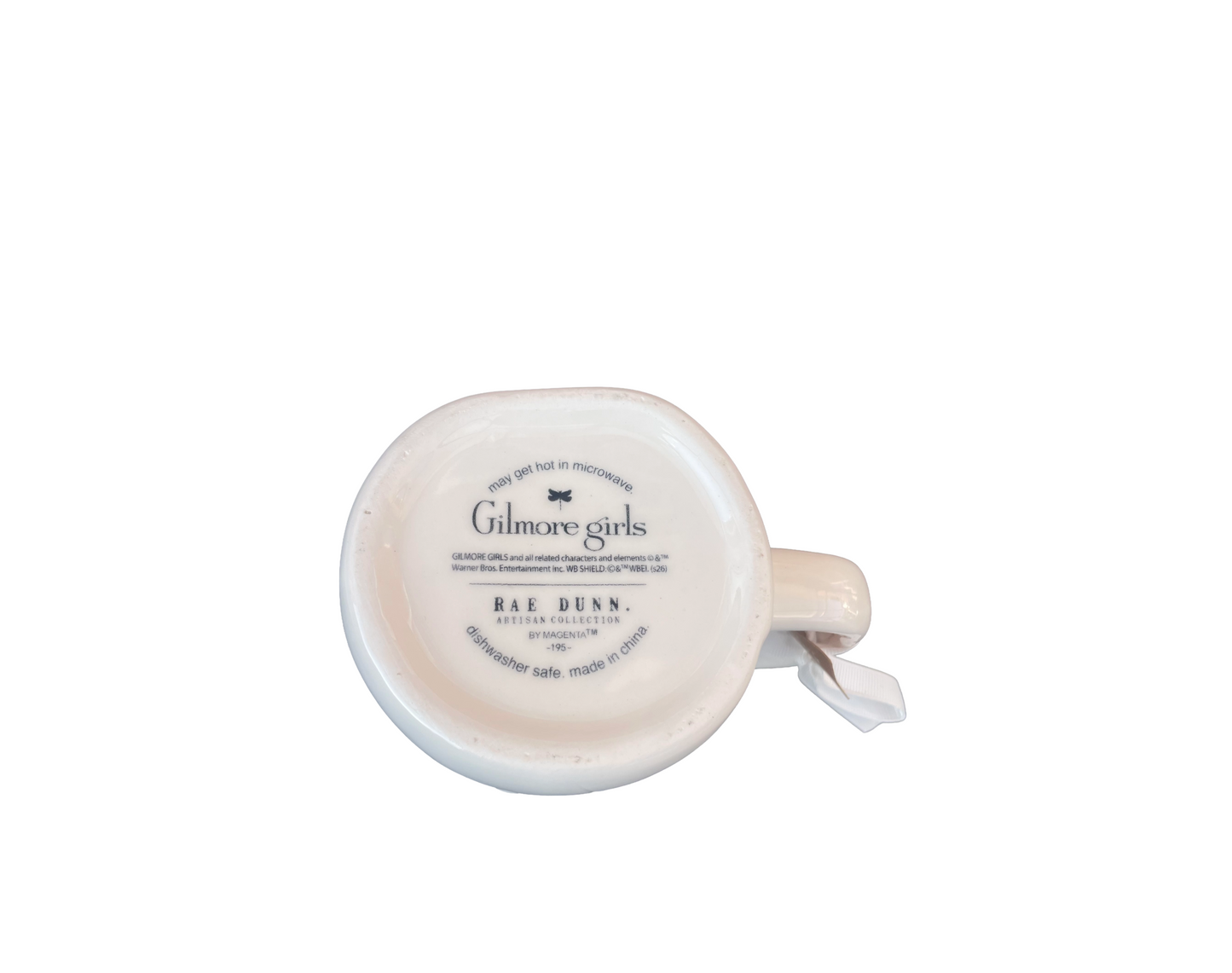 RAE DUNN Gilmore Girls Cream Off White Ceramic Mug You're The Lorelai To My Rory Base