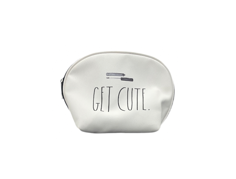 Rae Dunn Double Sided Black And White Cosmetic Bag Get Cute