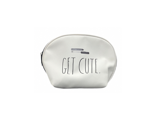 Rae Dunn Double Sided Black And White Cosmetic Bag Get Cute