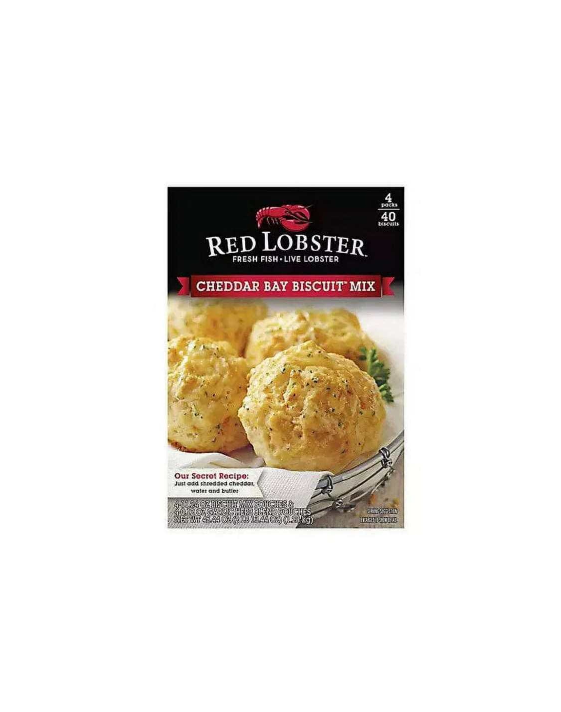 Red Lobster Biscuit Mix Cheddar Bay Front View