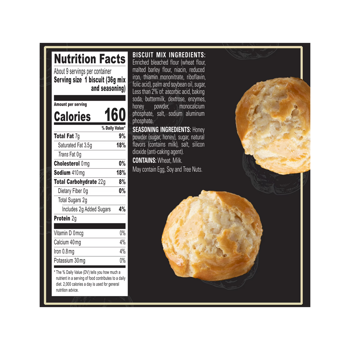Red Lobster Biscuit Mix Honey Butter Nutritional Information And Ingredients
