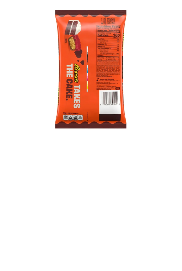 Reese’s Miniature Peanut Butter Cups Red Velvet Bag Rear View