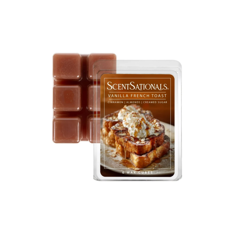 ScentSationals 6 Wax Melts Vanilla French Toast Scent