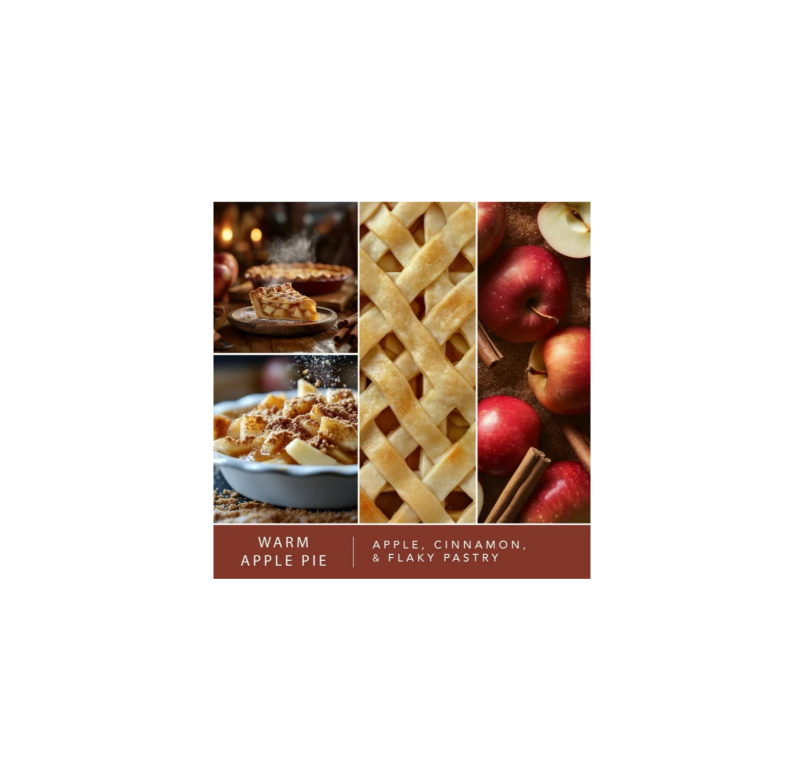 ScentSationals 6 Wax Melts Warm Apple Pie Scent Notes