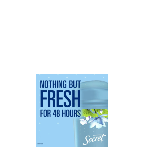 Secret 48 Hour Clear Gel Antiperspirant Deodorant Cool Waterlily Nothing But Fresh For 48 Hours